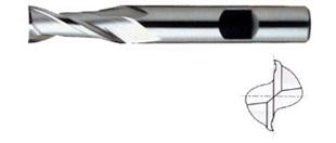 01062HE 7/16 x 3/8 x 13/16 x 2-1/2 2 FLUTE REGULAR LENGTH SE TIALN EXTREME COATED HSS End Mill