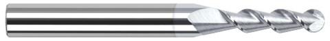 27908-C8 2 FL - 0.1250" (1/8) Cutter DIA x 0.5000" (1/2) LOC  - TiB2 Coated