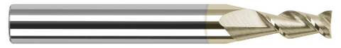 24162-C7 2 FL - 0.0620" (1/16) Cutter DIA x 0.1860" LOC  - ZrN Coated