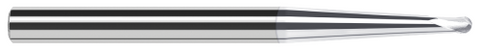 996649-C8 2 FL - 0.0780" (5/64) Cutter DIA x 0.0620" (1/16) LOC x 3° 1.1070" Taper Reach  - TiB2 Coated