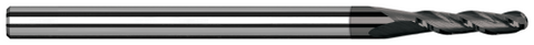 989762-C4 3 FL - 0.0620" (1/16) Cutter DIA x 0.1860" LOC  - Amorphous Diamond Coated