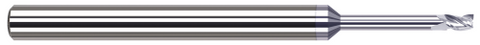 927162-C8 3 FL - 0.0620" (1/16) Cutter DIA x 0.0930" (3/32) LOC x 0.5000" (1/2) Reach - TiB2 Coated