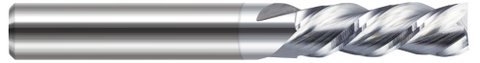 896316-C8 3 FL - 0.2500" (1/4) Cutter DIA x 0.7500" (3/4) LOC  - TiB2 Coated
