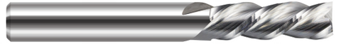 896262 3 FL - 0.0620" (1/16) Cutter DIA x 0.1860" LOC  - Uncoated