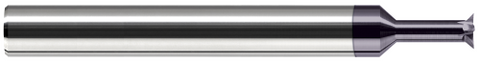 938216-C3 0.2500" (1/4) Head DIA x 0.0440" LOC x 0.7500" (3/4) Neck Length x 45° per side - 5 FL - AlTiN Coated