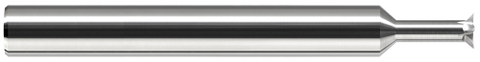943355 0.0550" Head DIA x 0.0100" LOC x 0.0930" (3/32) Neck Length x 45° per side - 4 FL - Uncoated
