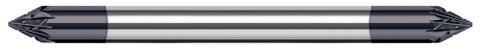 898345-C3 0.1250" (1/8) Shank DIA x 45° per side  DE- 12 RH Teeth, 6 LH Teeth - AlTiN Coated