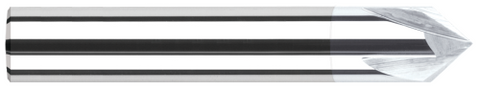18750-C8 0.1250" (1/8) Shank DIA x 50° per side - 2 FL - TiB2 Coated