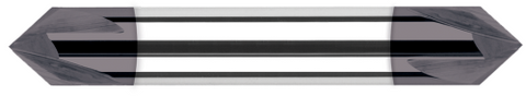 977650-C3 0.2500" (1/4) Shank DIA x 50° per side  DE- 2 FL - AlTiN Coated