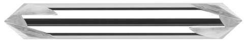 977630 0.2500" (1/4) Shank DIA x 30° per side  DE- 2 FL - Uncoated