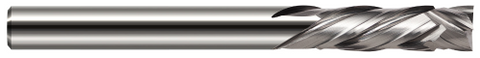 994408 2 FL - 0.1250" (1/8) Cutter DIA x 0.3750" (3/8) LOC  - Uncoated