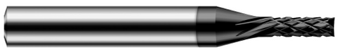921024-C4 11 RH Teeth, 13 LH Teeth - 0.3750" (3/8) Cutter DIA x 1.1250" (1-1/8) LOC  - Amorphous Diamond Coated