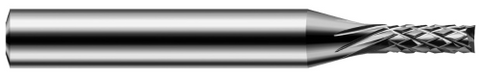 921016 10 RH Teeth, 12 LH Teeth - 0.2500" (1/4) Cutter DIA x 0.7500" (3/4) LOC  - Uncoated