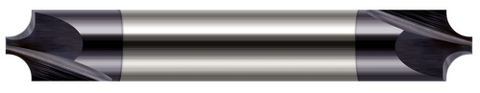 67835-C3 0.0350" Radius x 0.0200" Pilot DIA - 5° Flare  DE- 2 FL - AlTiN Coated