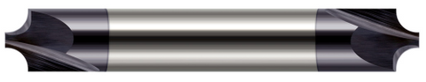 17007-C3 0.0070" Radius x 0.0460" Pilot DIA - 5° Flare  DE- 2 FL - AlTiN Coated