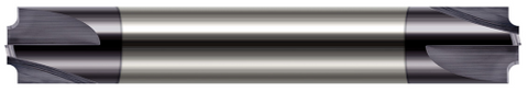 21062-C3 0.0620" (1/16) Radius x 0.2490" Pilot DIA - 5° Flare  DE- 4 FL - AlTiN Coated