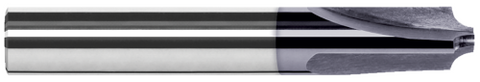 973008-C3 0.1250" (1/8) Radius x 0.2480" Pilot DIA - 5° Flare - 3 FL - AlTiN Coated