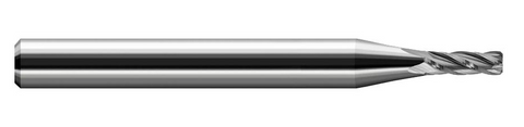 805008 Harvey Tool .125 D X .010 CHAMFER STD EM, 4FL
