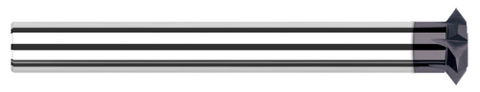 19520-C3 0.7500" (3/4) Cutter DIA x 0.2500" (1/4) Width - 90° Included Angle -8 FL - AlTiN Coated