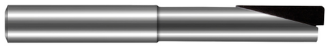 12206 1 FL - 0.0930" (3/32) Cutter DIA x 0.0100" Radius x 0.1870" (3/16) LOC x 0.3750" (3/8) Reach - Uncoated