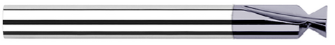 16406-C3 0.0930" (3/32) Cutter DIA x 0.0100" Radius x 20° included - 2 FL - AlTiN Coated