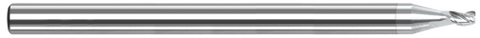 56520-C8 3 FL - 0.0850" Cutter DIA x 0.0150" (1/64) Radius x 0.1000" LOC  - TiB2 Coated