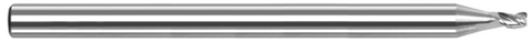 56560 3 FL - 0.3230" Cutter DIA x 0.0930" (3/32) Radius x 0.3800" LOC  - Uncoated