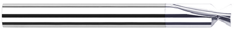 23907-C8 0.0550" Cutter DIA x 0.0150" (1/64) Radius x 48° included - 2 FL - TiB2 Coated