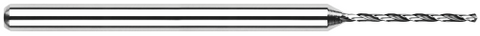 20210 0.0225" Drill DIA x 0.2750" Flute Length - 2 FL - Uncoated