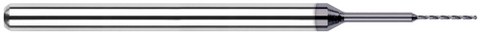 20091-C3 0.0091" Drill DIA x 0.1600" Flute Length - 2 FL - AlTiN Coated