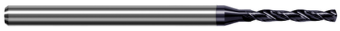 BVT0960-C3 2.438 mm Drill DIA x 16.000 mm Flute Length - 2 FL - AlTiN Coated