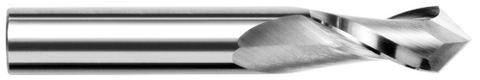 46502 0.0312" (1/32) Cutter DIA x 0.0930" (3/32) LOC x 90° included - 2 FL - Uncoated