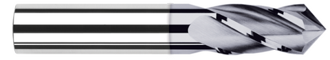 27408-C3 0.1250" (1/8) Cutter DIA x 0.5000" (1/2) LOC x 100° included - 4 FL - AlTiN Coated