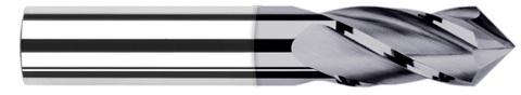 15309-C3 0.1406" (9/64) Cutter DIA x 0.5620" (9/16) LOC x 90° included - 4 FL - AlTiN Coated