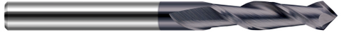 872504-C6 0.0620" (1/16) Cutter DIA x 0.1870" (3/16) LOC x 60° included - 2 FL - AlTiN Nano Coated