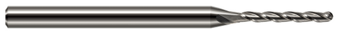 34040 3 FL - 0.0400" Cutter DIA x 0.3250" LOC  - Uncoated