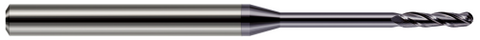 13893-C3 3 FL - 0.0930" (3/32) Cutter DIA x 0.7500" (3/4) LOC x 1.2500" (1-1/4) Reach - AlTiN Coated