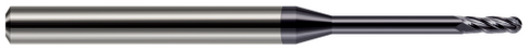 76850-C3 4 FL - 0.0500" Cutter DIA x 0.1500" LOC x 0.5000" (1/2) Reach - AlTiN Coated
