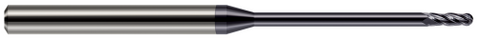 861220-C3 4 FL - 0.0200" Cutter DIA x 0.0600" LOC x 0.3000" Reach - AlTiN Coated