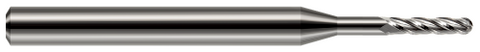 76670 2 FL - 0.0700" Cutter DIA x 0.2100" LOC x 0.5000" (1/2) Reach - Uncoated