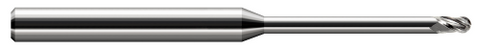 35710 3 FL - 0.1562" (5/32) Cutter DIA x 0.2340" (15/64) LOC x 1.8750" (1-7/8) Reach - Uncoated