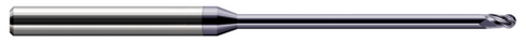 14916-C3 4 FL - 0.2500" (1/4) Cutter DIA x 0.3750" (3/8) LOC x 4.3750" (4-3/8) Reach - AlTiN Coated