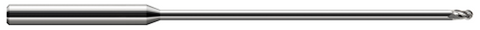 922808 3 FL - 0.1250" (1/8) Cutter DIA x 0.1870" (3/16) LOC x 3.7500" (3-3/4) Reach - Uncoated