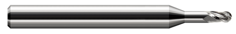 844420 3 FL - 0.0200" Cutter DIA x 0.0300" LOC x 0.0800" Reach - Uncoated