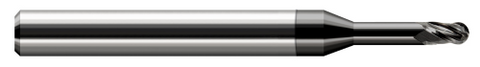 33431-C4 3 FL - 0.0310" (1/32) Cutter DIA x 0.0460" LOC x 0.1560" (5/32) Reach - Amorphous Diamond Coated