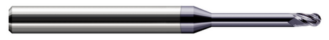34250-C3 3 FL - 0.0500" Cutter DIA x 0.0750" LOC x 0.4000" Reach - AlTiN Coated
