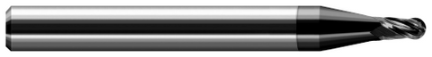 24610-C4 4 FL - 0.0100" Cutter DIA x 0.0150" (1/64) LOC  - Amorphous Diamond Coated