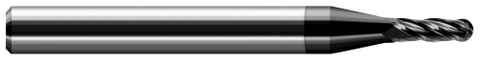 74060-C4 2 FL - 0.0600" Cutter DIA x 0.1800" LOC  - Amorphous Diamond Coated