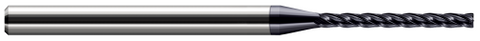 870593-C3 4 FL - 0.0930" (3/32) Cutter DIA x 0.0050" Radius x 0.9500" LOC  - AlTiN Coated