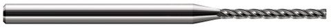 849293 4 FL - 0.0930" (3/32) Cutter DIA x 0.0100" Radius x 0.9500" LOC  - Uncoated